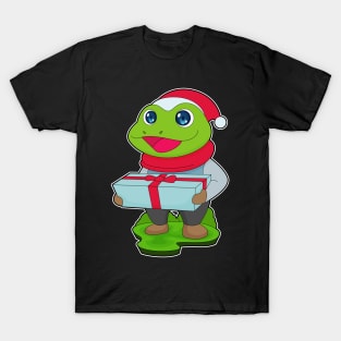 Frog Christmas Package T-Shirt